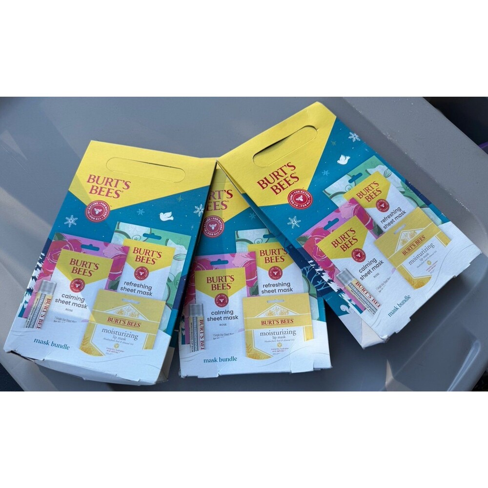Set of 3 Burt’s Bees Mask Bundles